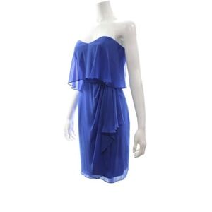 Like New Badgley Mischka Strapless Dress